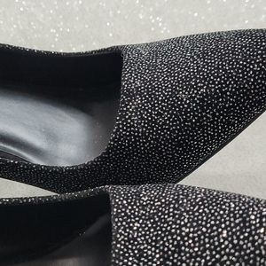 NWT Call It Spring Black Sparkle Pumps sz 10